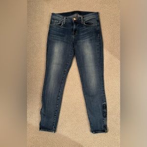 J brand Capri Zip Skinny Jeans